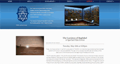 Desktop Screenshot of americansephardifederation.com